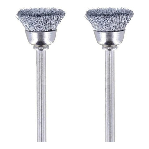 2 Cepillos Acero Carbono De 1/2  12.7 Mm Dremel 26150442ac