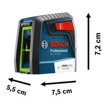 Nivel Láser Lineas Verdes Clas 2 Bosch Gll 12-22 G C/soporte