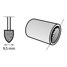 Punta Óxido Aluminio 952 3/8  9.53 Mm. Dremel 2615000952