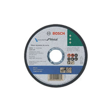 Paquete 10 Discos Bosch Corte Metal Recto 4 1/2 2608619383 Negro
