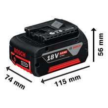 Kit Bosch 2 Baterías Gba 18v 4.0ah + Cargador Gal Rápido