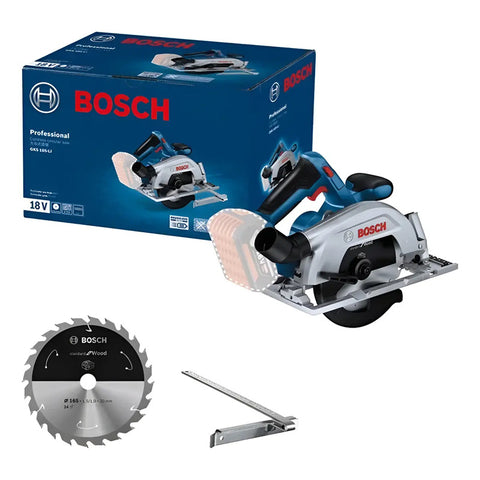 Sierra Circular Inalámbrica Bosch Gks 185-li 18v Sb Disco Azul