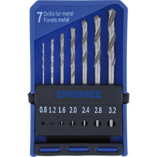 Set 7 Brocas Acero Hss 0.8 Mm Hasta 3.2 Dremel 26150628ae