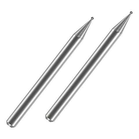 2 Fresas P/grabar Pta Redonda 1/32  0.8 Mm Dremel 26150105ae
