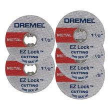 Kit 5 Discos Corte Ez-lock 1 1/2  38.1 Mm Dremel 2615e456aj Gris