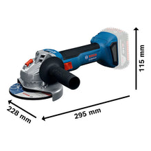 Mini Amoladora Accu  Bosch Gws 18v-8 Azul 60 Hz
