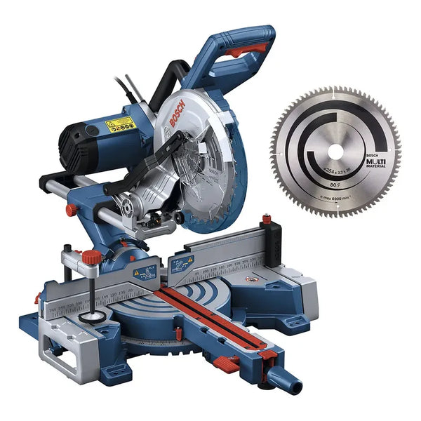 Sierra Inglete Alambrica Telescopica 1800w Bosch Gcm 254 Sd