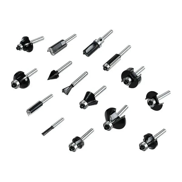 Set Fresas Mezclado 1/4 Vástago 15pz 2607017473 Bosch