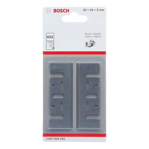 Cuchillas Reversible 82mm Cepillo Electrico Bosch 2607000193