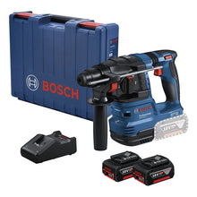 Martillo Inalambrico+cargador+2 Baterias Bosch Gbh 185-li Azul