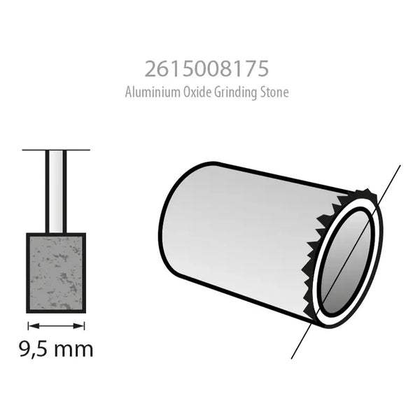 Punta Oxido Aluminio 8175 3/8  9.53 Mm Dremel 2615008175