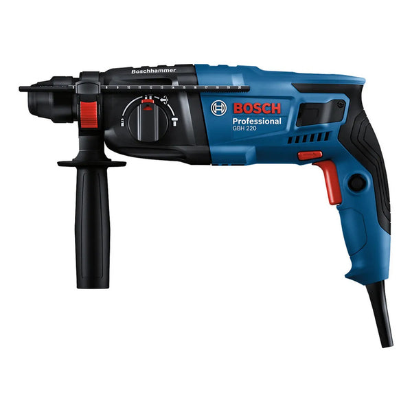 Martillo Perforador Alámbrico+maletin Bosch Gbh 220 Sds Plus Azul 60hz