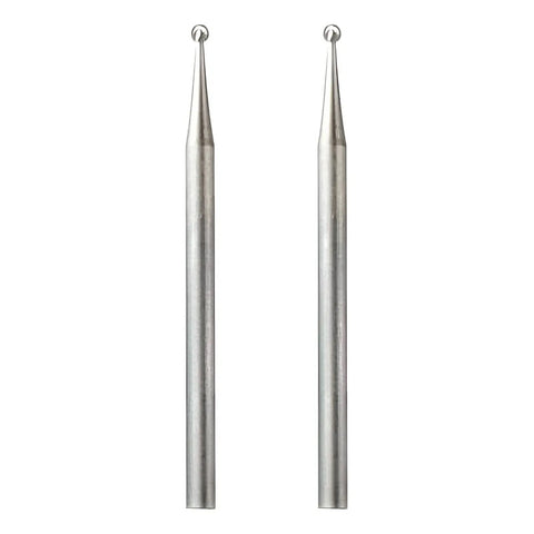 2 Fresa P/grabar Punta Redonda 1/16 1.6 Mm Dremel 26150106ac