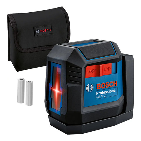 Nivel Laser De Lineas Rojas Clase 2 Bosch Gll 12-22 De 12 M
