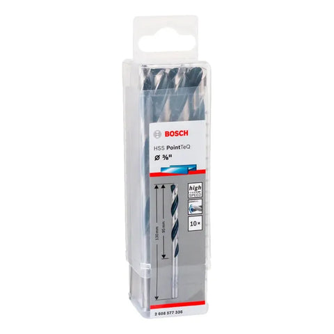 10 Pzas Broca P/metal Hss-pointteq 3/8  Bosch 2608577336