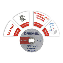 Disco De Trocear Ez456 Dremel 1 1/2 Pulgadas Color Gris