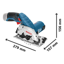 Sierra Circular Inalámbrica Bosch Gks 12v-26, 12v Sb Azul