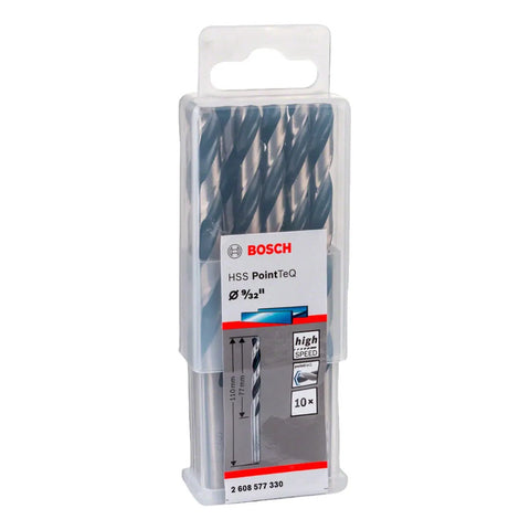 10 Pzas Broca P/metal Hss Pointteq 9/32  Bosch 2608577330