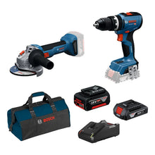 Combo Kit Rotomartillo Gsb 18v-65 + Gws 18v-8 + Bolsa Bosch