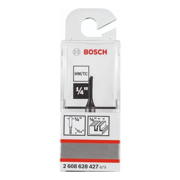 Fresa Router Bosch 1/4 Recta 1 Filo  1/8 X5/16  2608628427