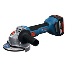 Kit Amoladora+cargador+2 Bat+maletin Accu Gws 18v-8 Bosch