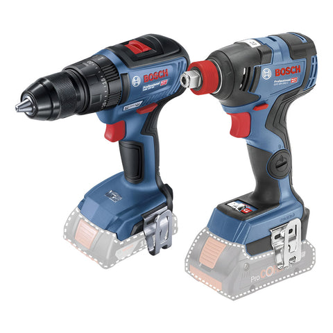 Combo Rotomartillo Gsb 18v-50+llave Impacto Gdx 18v-20 Bosch Azul