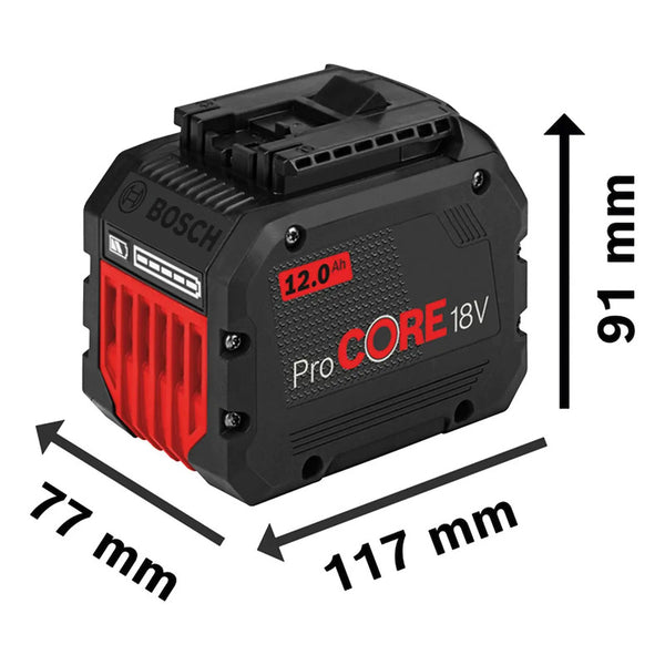 Batería Procore 18v 12,0 Ah Profesional Bosch Mod 1600a016gu