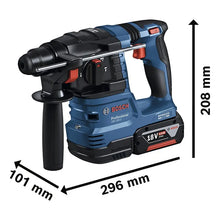 Martillo Inalambrico+cargador+2 Baterias Bosch Gbh 185-li Azul