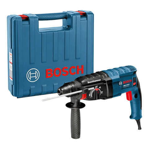 Rotomartillo Bosch Gbh 2-24 D Sds Plus + Maletín + Niveleta Multicolor 5.100lpm