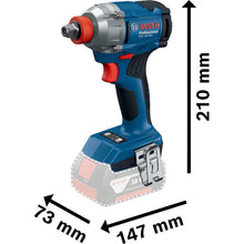 Llave Impacto Inalambrica+cargador+2 Bat Bosch Gdx 18v-285 Azul 50 Hz