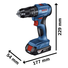 Rotomartillo 1/2 Bosch Gsb 185-li 18v 2 Baterías Y Maletín Azul