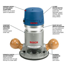 Router Bosch 1617 Evs Con 2 Pinzas 1/4  Y 1/2  0601617763