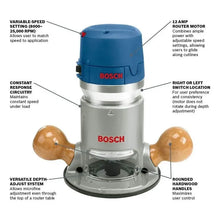 Router Bosch 1617 Evs Con 2 Pinzas 1/4  Y 1/2  0601617763