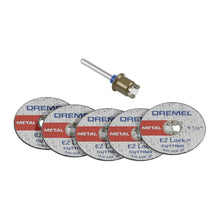 Kit 5 Discos Corte 1 1/2  +mandril Vástago Dremel 2615e406ad