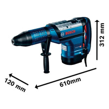 Martillo Perforador Bosch Gbh 12-52 D 1700w 127v En Maletín Azul