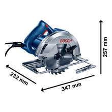 Sierra Circular Bosch Gks 150 1500w 127v Con 1 Disco Y Guía Azul