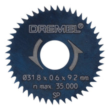 Disco Corte P/mini Sierra 1 1/4  31.8 Mm Dremel 26150546aa Azul