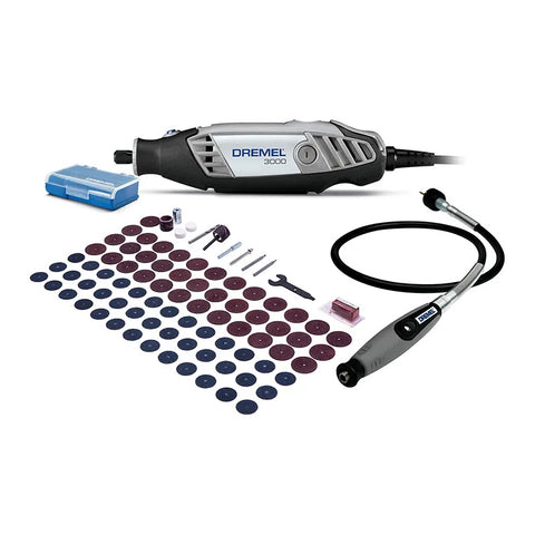 Dremel 3000 Mototool 1 Aditam C/eje Flexible Y 82 Accesorios 60 130 W