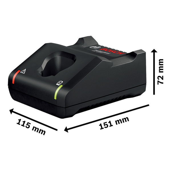 Cargador Rapido Baterias 12v Bosch Gal 12v-40 De 127v Azul