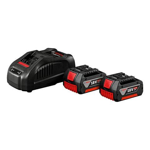 Kit Bosch 2 Baterías Gba 18v 4.0ah + Cargador Gal Rápido