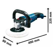 Pulidora Alámbrica Bosch Gpo 12 Ce 1250w 127v Azul Petróleo