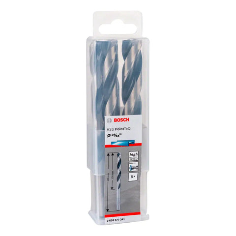 5 Pzas Brocas P/metal Hss-pointteq 29/64  Bosch 2608577341