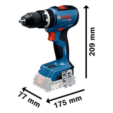 Kit Rotomartillo Inalambrico+2 Bat+carg+mal Bosch Gsb 18v-65 Azul 60 Hz